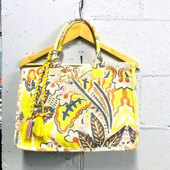 Vince Camuto‎ linen and cotton bag - Picture 1 of 6